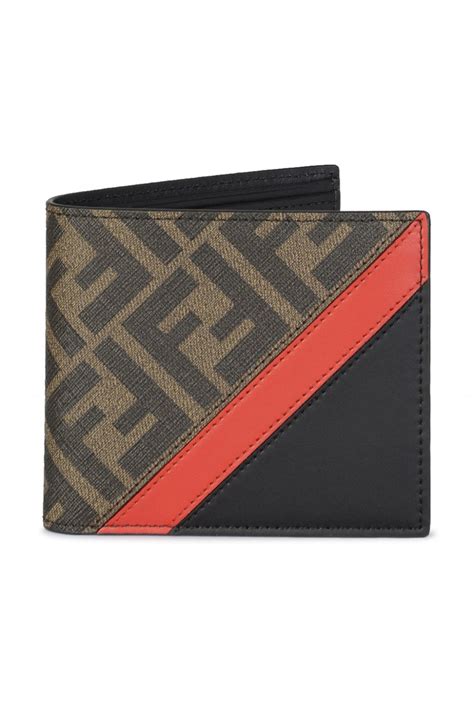 fendi bi fold wallet|fendi zipper wallet.